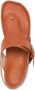 LOEWE Ease 90mm leather flatform sandals Brown - Thumbnail 3