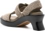 LOEWE Ease 90mm suede sandals Green - Thumbnail 3