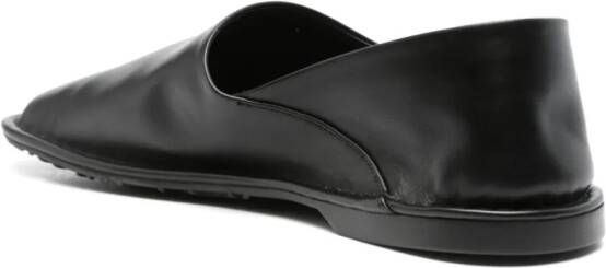 LOEWE Folio leather loafers Black