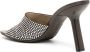 LOEWE Petal 90mm rhinestone-embellished leather sandals Brown - Thumbnail 3