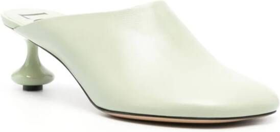 LOEWE Toy 45mm leather mules Green