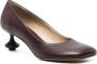 LOEWE Toy 45mm leather pumps Red - Thumbnail 2