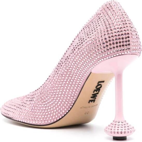 LOEWE Toy 90mm leather pumps Pink