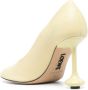 LOEWE Toy 90mm sculpted-heel pumps Yellow - Thumbnail 2