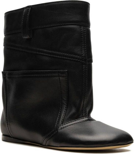 LOEWE Toy leather ankle boots Black