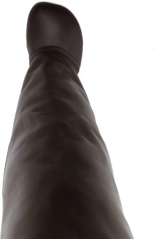 LOEWE Toy leather boots Brown