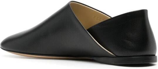 LOEWE round-toe ballerina shoes Black