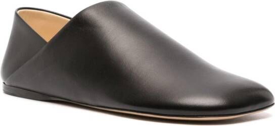 LOEWE Toy smooth-leather slippers Black