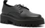 Lorena Antoniazzi 50mm lace-up leather loafers Black - Thumbnail 2