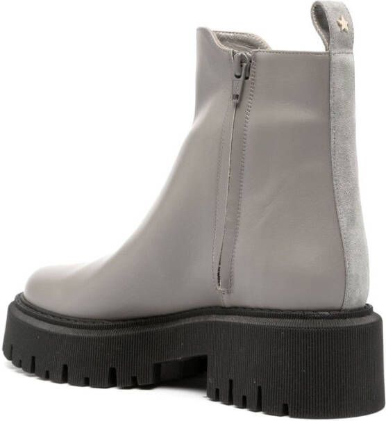 Lorena Antoniazzi 45mm leather ankle boots Grey