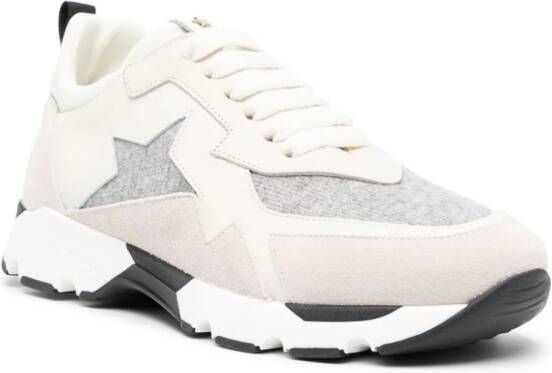 Lorena Antoniazzi panelled leather sneakers White