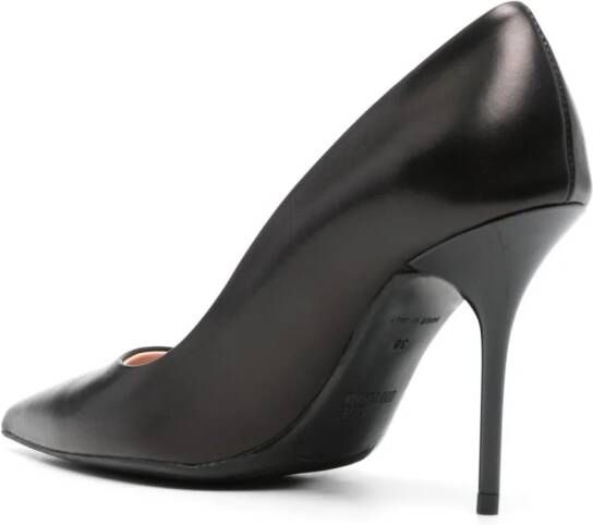 Love Moschino 100mm leather pumps Black