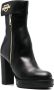 Love Moschino 110mm logo-plaque leather boots Black - Thumbnail 2