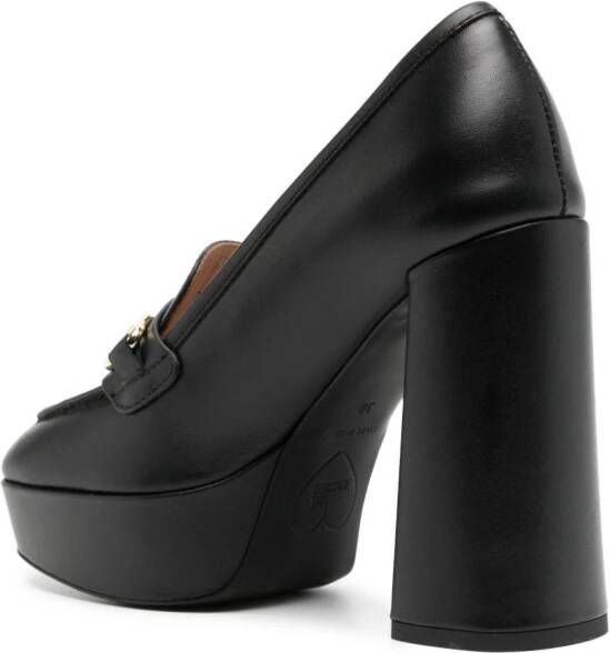 Love Moschino 120mm leather pumps Black