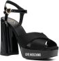 Love Moschino 130mm block-heel sandals Black - Thumbnail 2