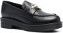 Love Moschino 40mm logo-plaque slip-on loafers Black - Thumbnail 2
