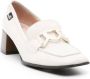 Love Moschino 50mm buckle leather pumps White - Thumbnail 2