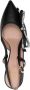 Love Moschino 85mm sling back leather pumps Black - Thumbnail 4