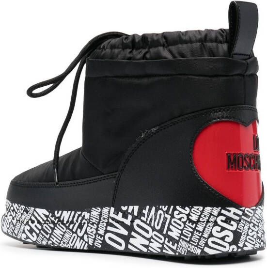 Love Moschino ankle-length padded boots Black