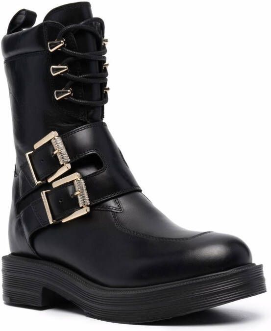 Love Moschino buckle-fastening boots Black