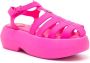 Love Moschino caged platform sandals Pink - Thumbnail 2