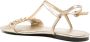 Love Moschino chain link-detail leather sandals Gold - Thumbnail 3