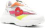 Love Moschino colour-block panelled leather sneakers White - Thumbnail 2