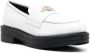 Love Moschino contrasting-sole logo plaque loafers White - Thumbnail 2