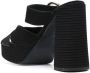 Love Moschino cross-strap platform sandals Black - Thumbnail 3