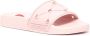 Love Moschino cut-out heart-detail slides Pink - Thumbnail 2