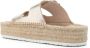 Love Moschino double-strap espadrilles Gold - Thumbnail 3