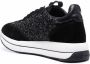 Love Moschino glitter-detail logo-print trainers Black - Thumbnail 3