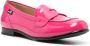 Love Moschino high-shine leather loafers Pink - Thumbnail 2