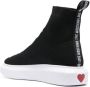 Love Moschino high-top logo-print sneakers Black - Thumbnail 3