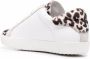 Love Moschino leopard-print lace-up trainers White - Thumbnail 3
