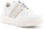 Love Moschino logo-embossed leather sneakers White - Thumbnail 2