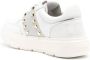 Love Moschino logo-embossed leather sneakers White - Thumbnail 3