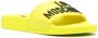 Love Moschino logo-embossed slides Yellow - Thumbnail 2