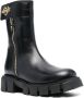 Love Moschino logo-plaque leather boots Black - Thumbnail 2
