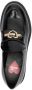 Love Moschino logo-plaque leather loafers Black - Thumbnail 4
