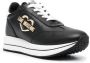 Love Moschino logo-plaque low-top sneakers Black - Thumbnail 2