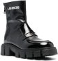 Love Moschino logo-print ankle boots Black - Thumbnail 2