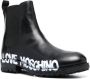 Love Moschino logo-print ankle boots Black - Thumbnail 2