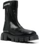 Love Moschino logo-print calf-length 50mm boots Black - Thumbnail 2