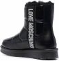 Love Moschino logo-print chunky boots Black - Thumbnail 3