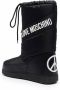 Love Moschino logo-print lace-up boots Black - Thumbnail 3