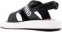 Love Moschino logo-print open-toe sandals Black - Thumbnail 3