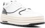 Love Moschino logo-print platform sneakers White - Thumbnail 2