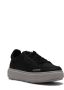 Love Moschino low-top leather sneakers Black - Thumbnail 2