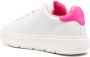 Love Moschino low-top leather sneakers White - Thumbnail 3